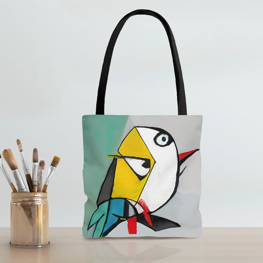 Rare Cubist Bird - tote bag for art lovers (3 sizes)