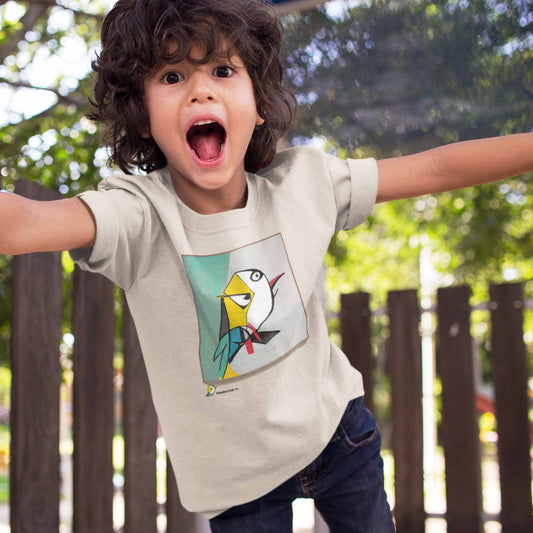 Rare Cubist Bird – t-shirt for art lovers - youth sizes (S-XL)