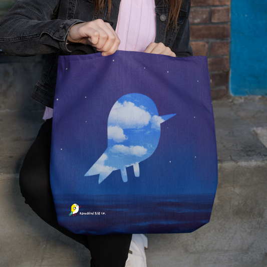 Rare Surrealist Bird - tote bag for art lovers (3 sizes)
